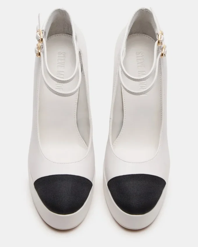 Peyton vitt läder Peyton vitt läder