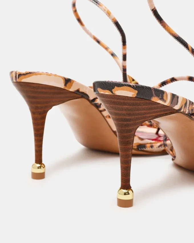 Ramos Stone röd/brun print