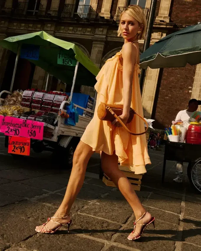 Ramos Stone röd/brun print