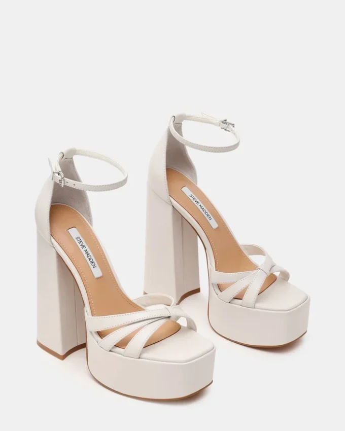 Retro vitt läder Retro vitt läder