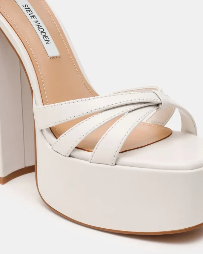 Retro vitt läder Retro vitt läder