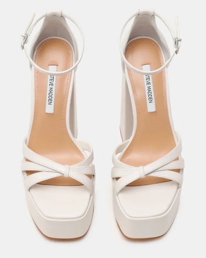 Retro vitt läder Retro vitt läder