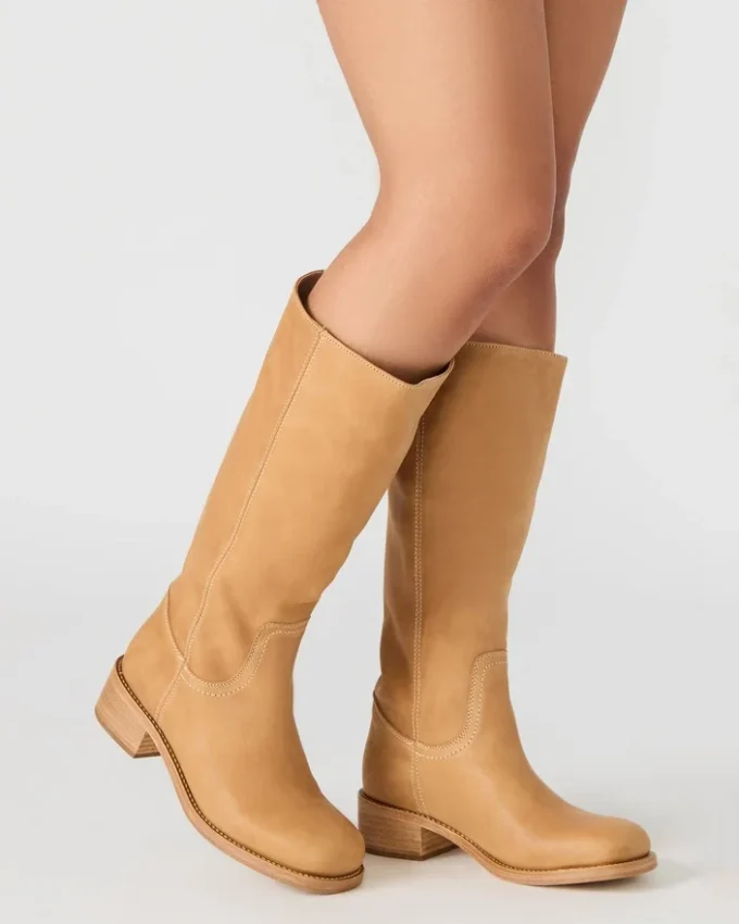 Riggs Banana läder med bred skaft Riggs Banana läder med bred skaft