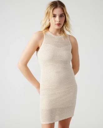 Ronnie-klänning, beige