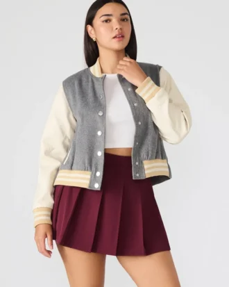 Rooney-jacka, gråmelerad