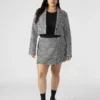 Rupi kort blazer svart/vit Rupi kort blazer svart/vit