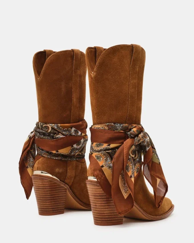 Sally Scarf Chestnut Suede Sally Scarf Chestnut Suede