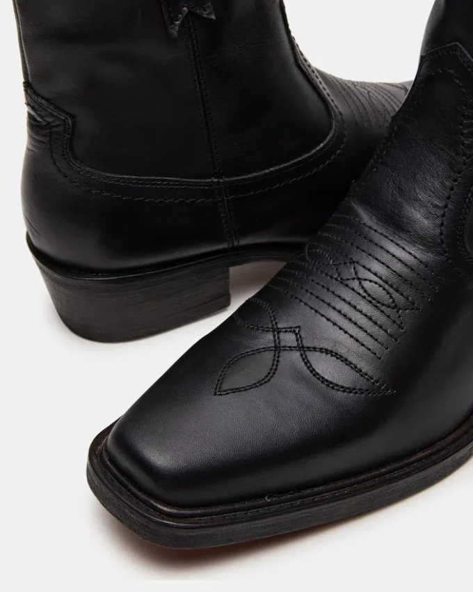 Sanderson svart läder