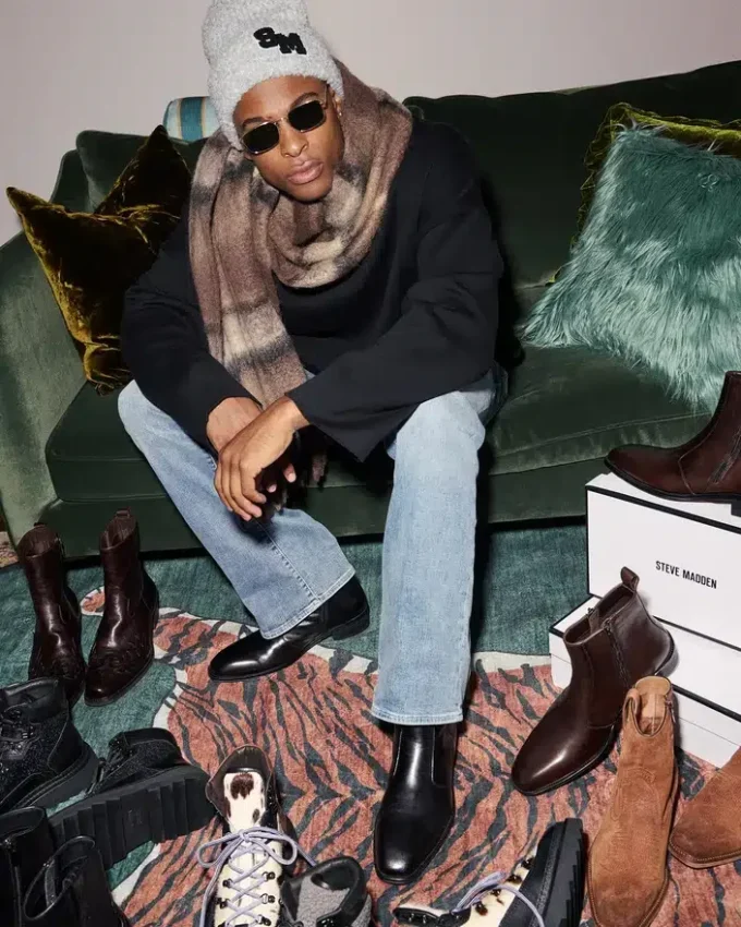 Santana brunt läder