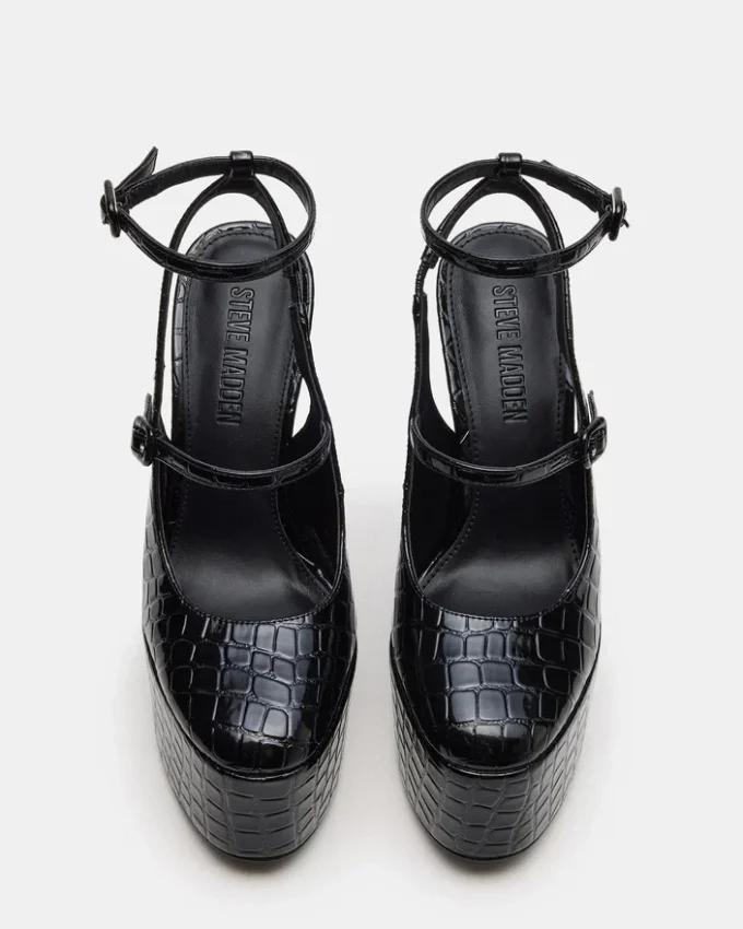 Scotlyn Black Crocodile