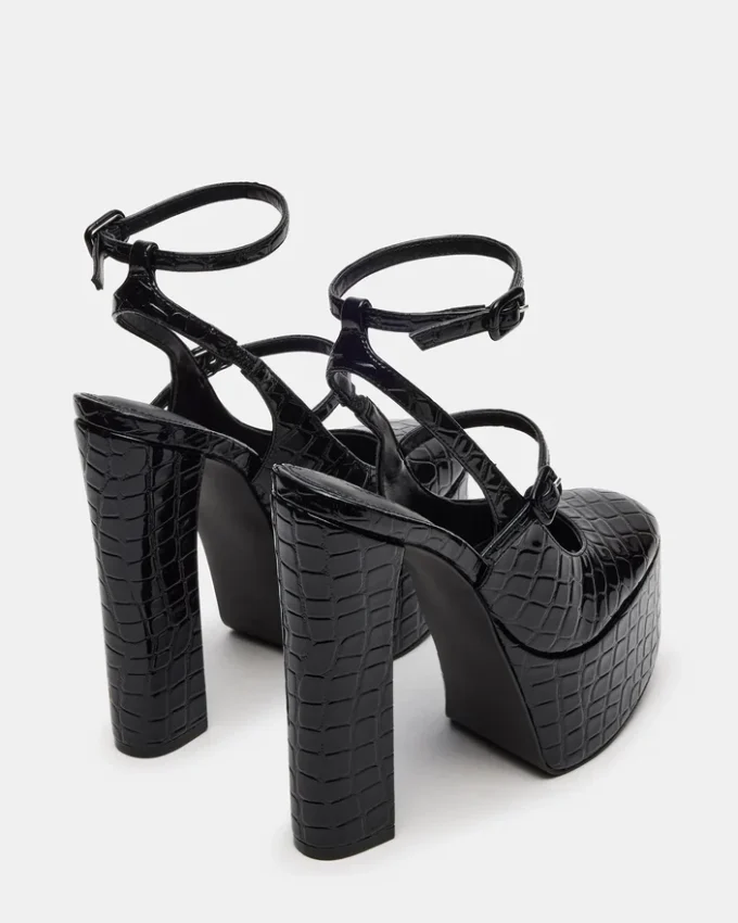 Scotlyn Black Crocodile