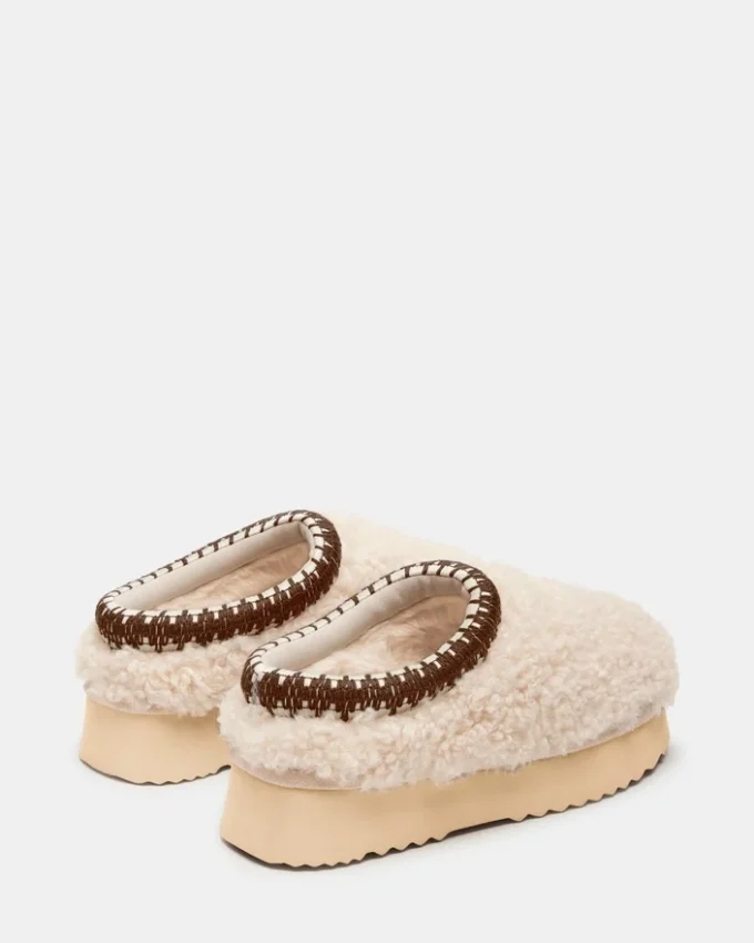 Selena Faux Shearling Natural Selena Faux Shearling Natural
