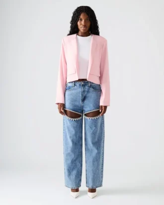 Serenea-kavaj i färgen Powder Puff