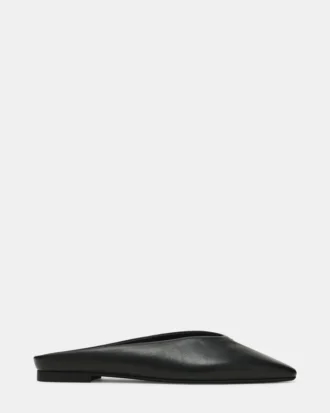 Sherman svart läder