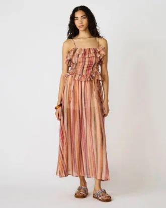 Shilloh-top med randigt mönster