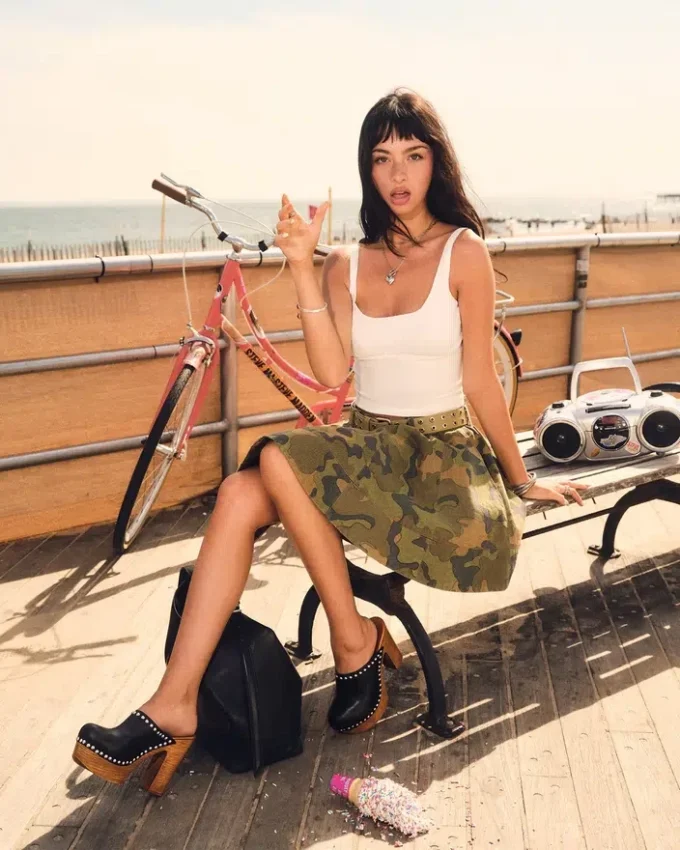 Sloan-kjol i kamouflage Sloan-kjol i kamouflage