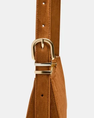 Tanzie vävd väska i tobaksfärg