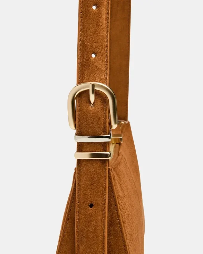 Tanzie vävd väska i tobaksfärg