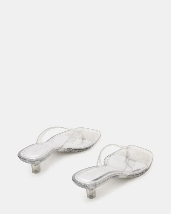 Tracie Jelly Silver Glitter