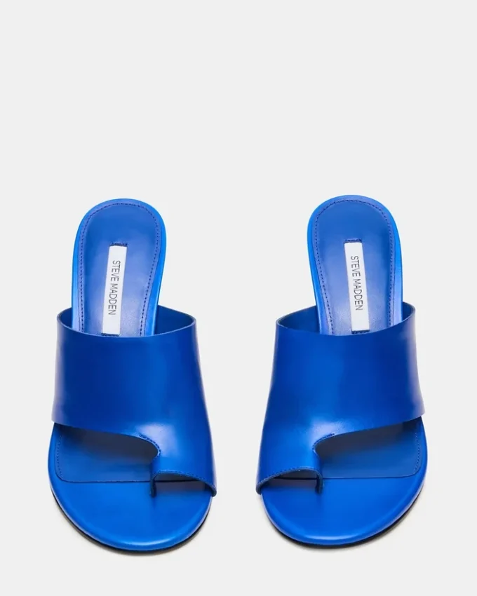 Valentin blått läder