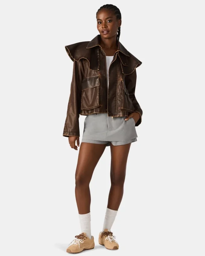 Varvara-jacka i chokladbrunt Varvara-jacka i chokladbrunt