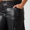 Veganläder Duo Pant Black