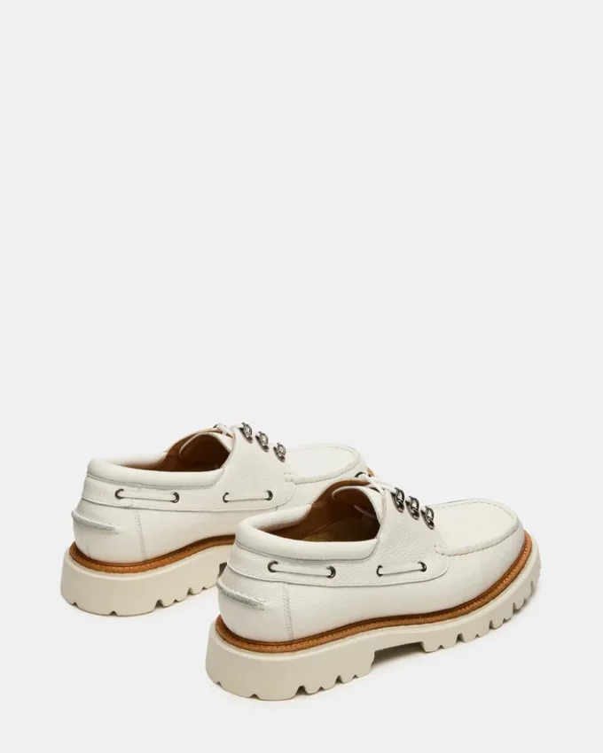 Victor White Leather