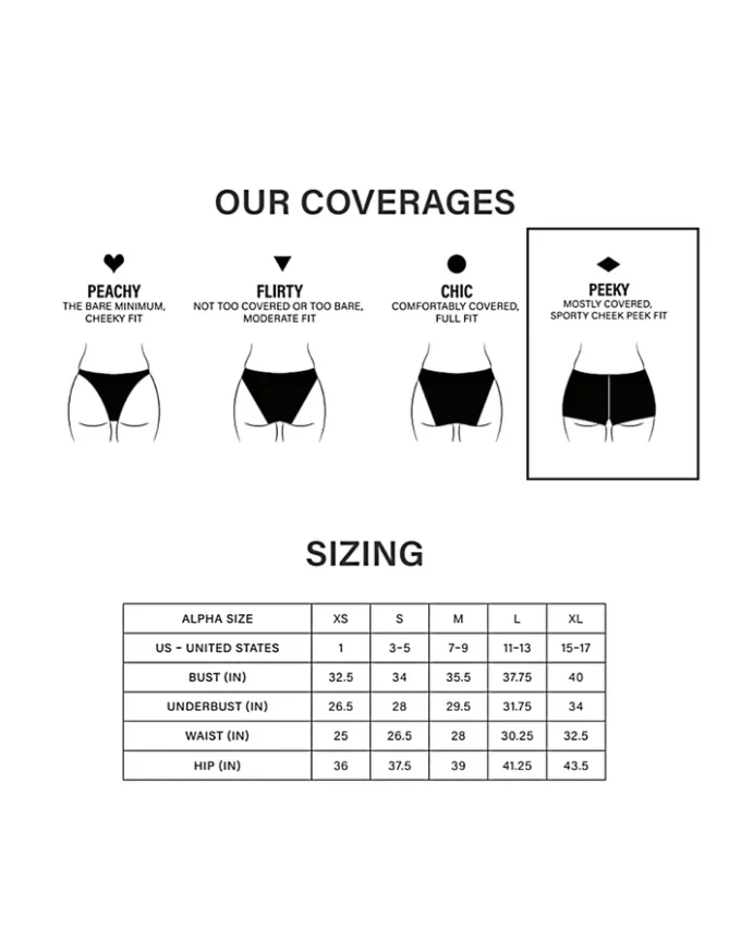 What a Stud bikinibotten svart