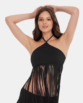 What a Stud bikinitopp svart